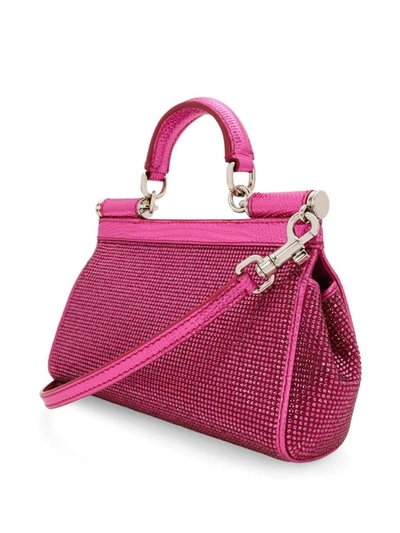 Shop Dolce & Gabbana Bags In Bouganville/fuxia
