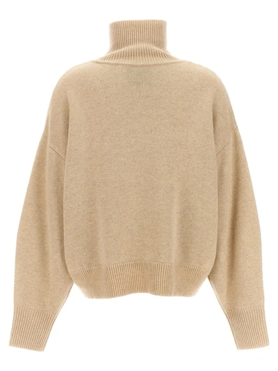 Isabel Marant Beige Aspen Turtleneck In Beige