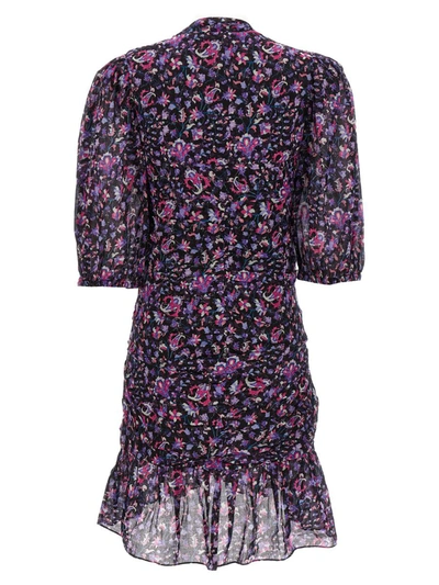 Shop Isabel Marant Étoile 'lunesa' Dress In Multicolor
