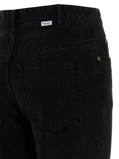 Shop Isabel Marant Étoile 'belden' Jeans In Black