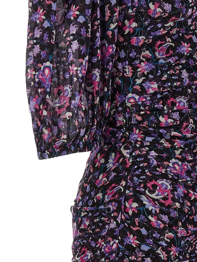 Shop Isabel Marant Étoile 'lunesa' Dress In Multicolor