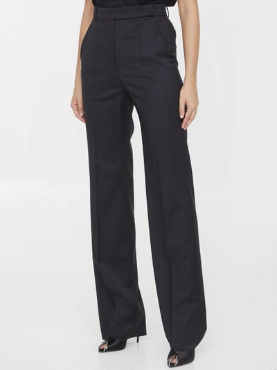 Shop Max Mara Nelson Trousers In Black