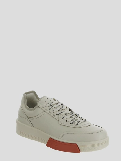 Shop Oamc Sneakers In Offwhite