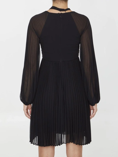Shop Zimmermann Sunray Pleated Dress In Black