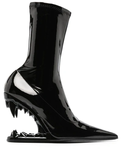 Shop Gcds Morso 120mm Ankle Boots In Black
