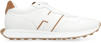 Shop Hogan H601 Leather Low-top Sneakers In White