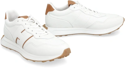 Shop Hogan H601 Leather Low-top Sneakers In White