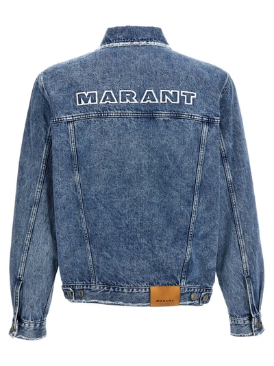 Shop Isabel Marant 'jango' Jacket In Blue