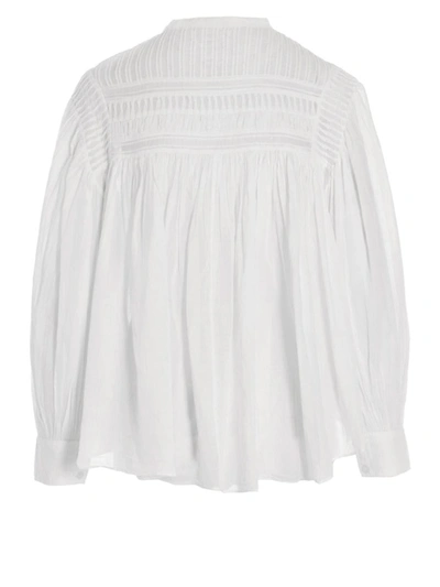 Shop Isabel Marant Étoile 'plalia' Shirt In White