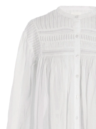 Shop Isabel Marant Étoile 'plalia' Shirt In White