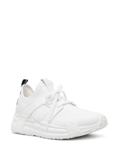 Shop Moncler Lunarove Low Top Sneakers Shoes In White