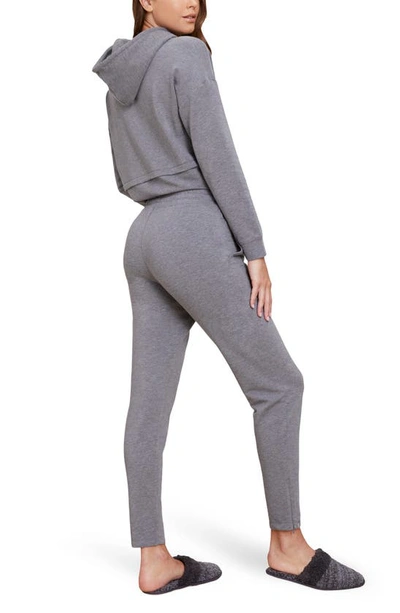 Shop Barefoot Dreams ® Fleece Luxe Pullover Hoodie In He Medium Gray