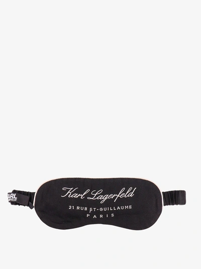 Shop Karl Lagerfeld Sleep Mask In Black