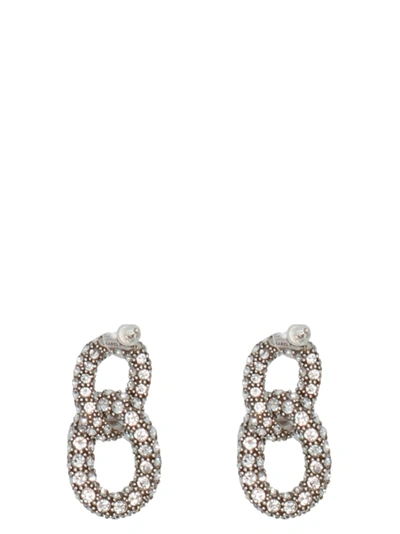 Shop Isabel Marant Crystal Earrings Jewelry Silver