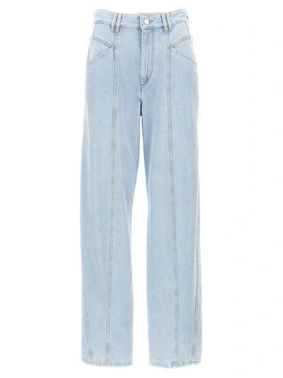 Shop Isabel Marant Vetan Jeans Light Blue