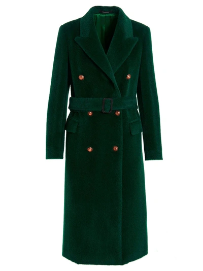 Shop Tagliatore 'jole' Coat In Green