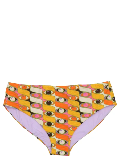 Shop La Doublej 'boy' Bikini Bottoms In Yellow