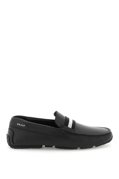 Shop Bally 'pearce' Loafers In Black