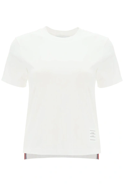 Shop Thom Browne Pute Cotton T Shirt In White