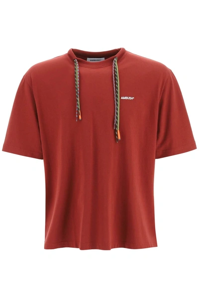 Shop Ambush 'multicord' T Shirt In Red