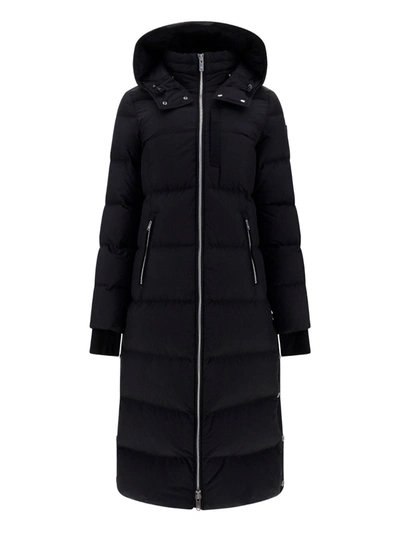 Shop Moose Knuckles Jocada Parka Coat In Black