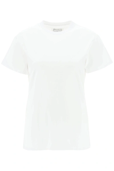 Shop Maison Margiela Cotton Basic T Shirt In White