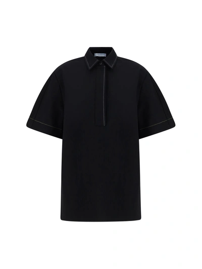 Shop Victoria Beckham Polo Shirt In Black