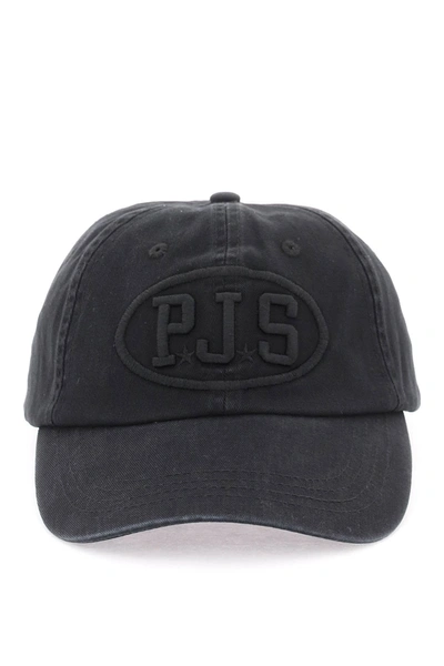 Shop Parajumpers Baseball Cap With Embroidery In Black