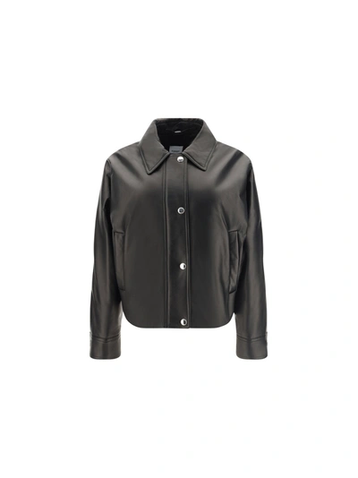 Shop Burberry Ayton Jacket In Black