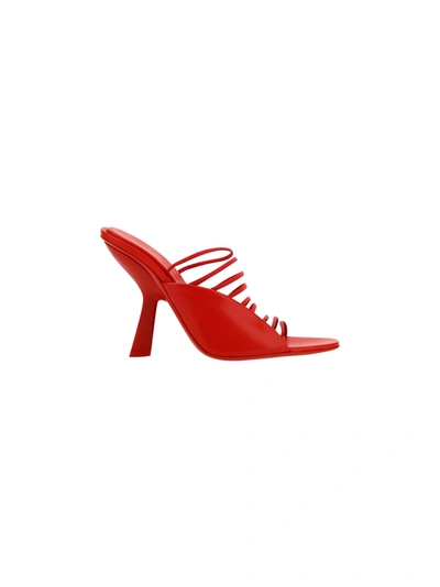 Shop Ferragamo Altaire Sandals In Flame Red