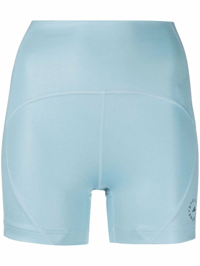 Shop Adidas By Stella Mccartney Pants In Arctic Blue