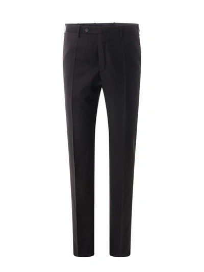 Shop Incotex Trouser In Black