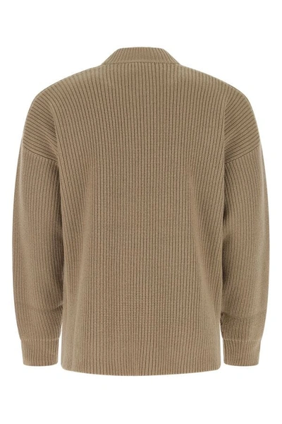 Shop The Row Man Cappuccino Wool Blend Sweater In Brown