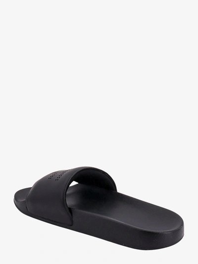 Shop Tom Ford Man Slide Man Black Sandals