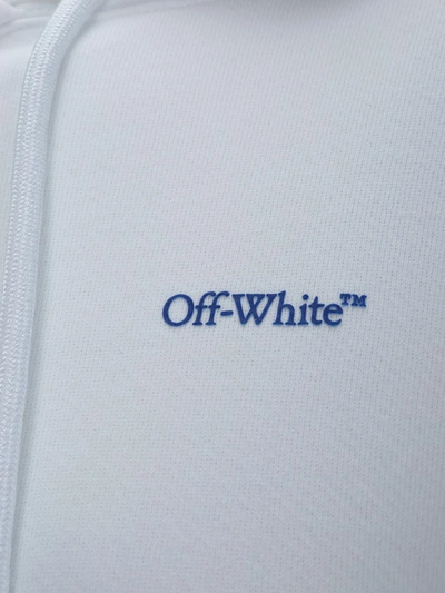 Shop Off-white Sweatshirts In White Blue
