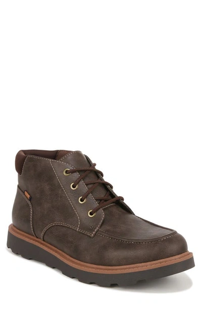 Shop Dr. Scholl's Maplewood Faux Leather Boot In Dark Brown