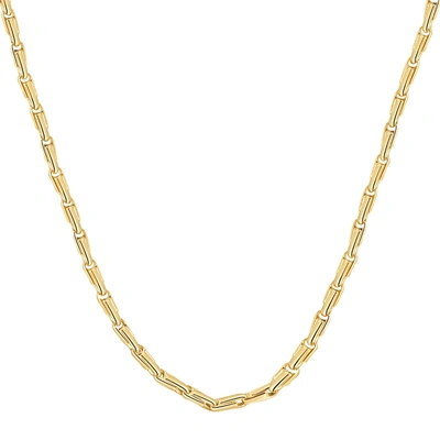 Pompeii3 14k Yellow Gold Women's 24" Chain Necklace 15 Grams 4.5mm Thick In Multi