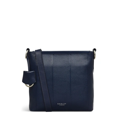 Shop Radley London Eaton Mews - Small Zip Top Crossbody In Blue