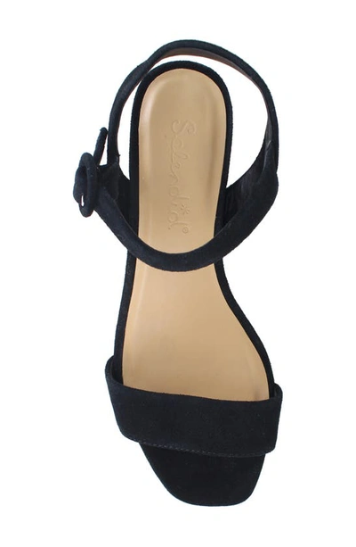 Shop Splendid Alyssa Ankle Strap Platform Sandal In Black