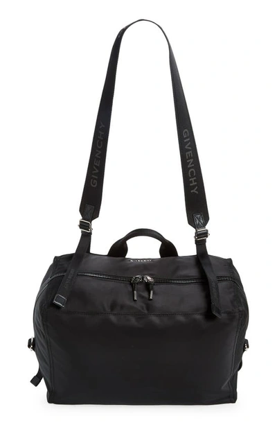 Shop Givenchy Medium Pandora Crossbody Bag In Black