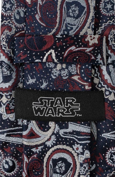Shop Cufflinks, Inc . Star Wars™ Darth Vader Navy Paisley Silk Tie