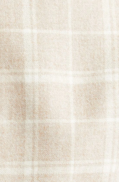 Eleventy Plaid Wool & Alpaca Blend Blazer In Sabbia