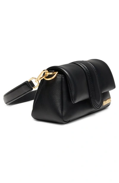Jacquemus Womens Black Le Petit Bambino Puffy Leather Shoulder Bag In Black