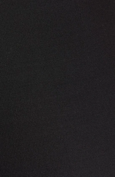 Shop Tom Ford Wool & Silk Fluid Tuxedo Pants In Black