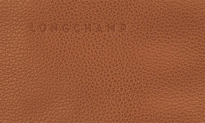 Shop Longchamp Le Foulonné Leather Belt Bag In Caramel