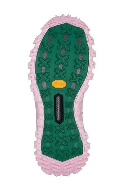 Shop Moncler Trailgrip Gore-tex® Waterproof Low Top Sneaker In Green/ Pink