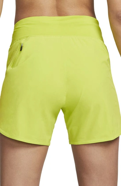 Nike Eclipse Running Shorts In Atomic Green