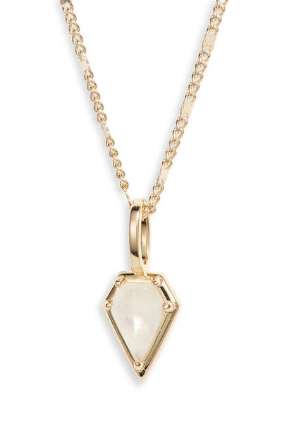 MIRANDA FRYE MIRANDA FRYE MARLOWE MOONSTONE CHARM NECKLACE 