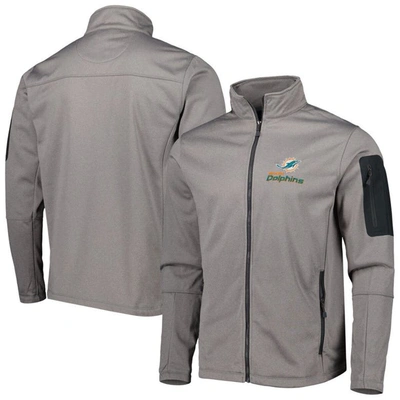 Dunbrooke Heather Gray Miami Dolphins Freestyle Coated Tech Fleece