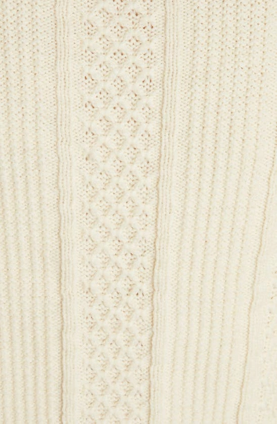 Golden Goose Ivory Virgin  Wool Sweater For Woman In Lambs Wool